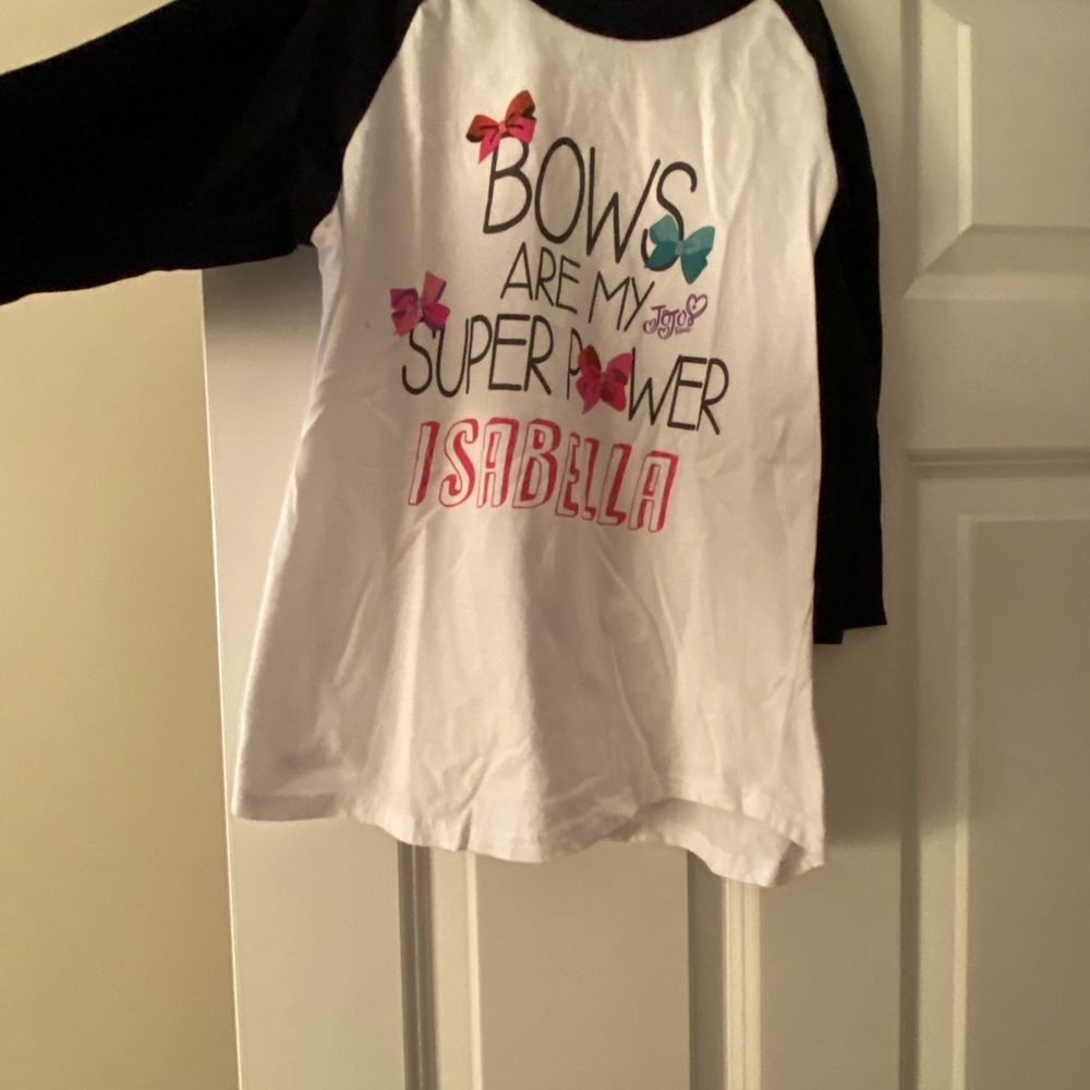 JoJo siwa  Isabella custom top. Really cute and would fit ages 6-8.